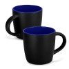 Black Dark Blue Fitzroy Coffee Mugs
